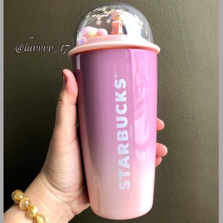 Starbucks 🌸Korea 2021 Cherry 🌸Blossom SS Blossom Road Chubbydome 🌸Tumbler 355ml.