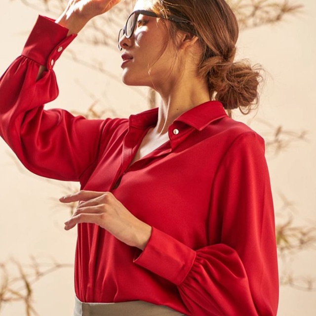 Kwanjai official Offduty shirt red *used