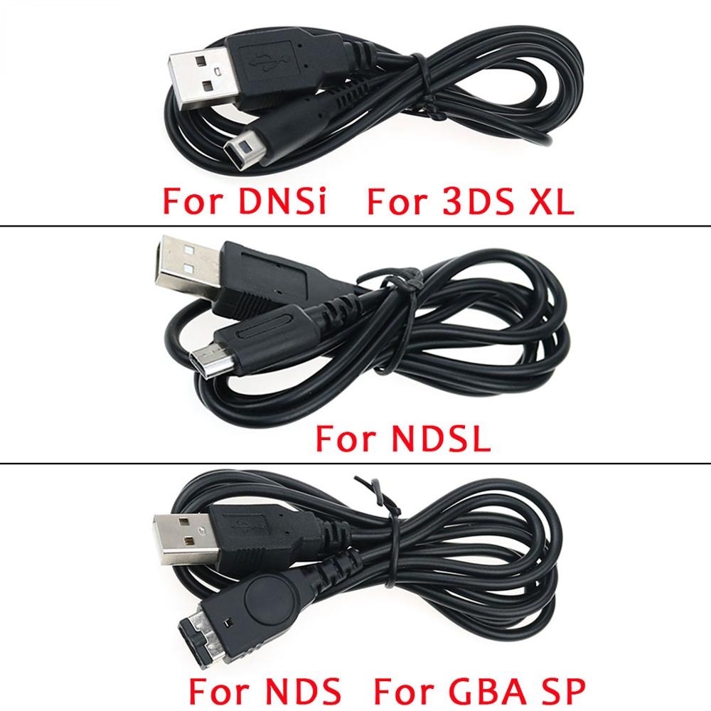 สายชาร์จข้อมูล USB ชาร์จสายไฟสําหรับ Nintendo DS Lite DSL NDSL NDSi 3DS ใหม่ 3DS XL LL NDS GBA SP