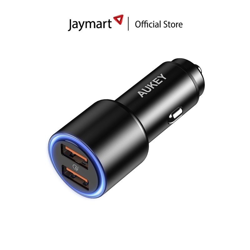 AUKEY CC-Y17S ที่ชาร์จในรถ Car Charger 36W 2-Port PD 18W (รับประกันศูนย์ 1 ปี) By Jaymart