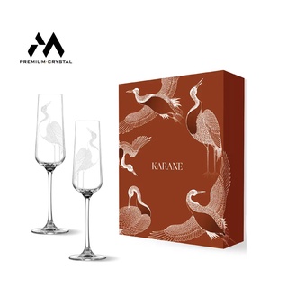 Lucaris แก้วแชมเปญ KARANE - Champagne ขนาด 270 ml. (Set Pack of 2)