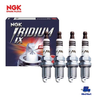 NGK หัวเทียนรถยนต์ IRIDIUM BKR6EIX11 (3764) 4หัว/กล่อง