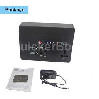 200W Power Bank mit 4 USB Ports 230V AC Steckdose 12V 15V 39,600  mAh