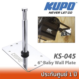 Kupo KS-045 6" Baby Wall Plate เพลทติดผนังสำหรับแขวนไฟสตูดิโอ