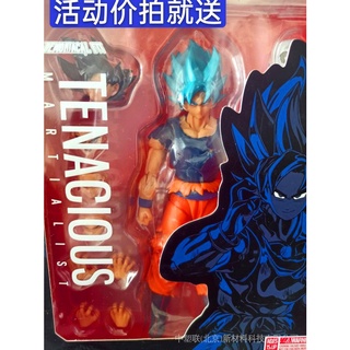 [พร้อมส่ง] ตุ๊กตา Budokujia Dragon Ball SHF ขยับได้ ขนสีฟ้า ขยับได้ 6 นิ้ว พร้อมส่ง PFwC