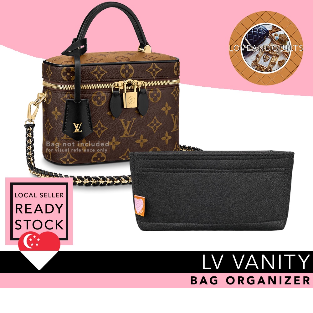 กระเป๋าจัดระเบียบใส่สําหรับ Louis Vuitton LV Vanity PM bag Shaper bag Liner Premium Felt Organiser