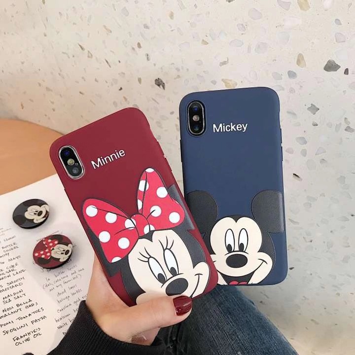 เคสไอโฟน iphone 6s soft minnie mickey น่ารักสําหรับไอโฟน 8plus x xs max xr #7