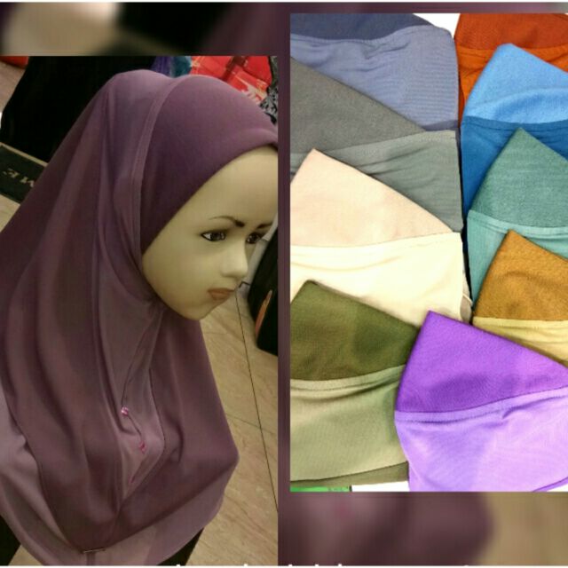 Alfaro Kids Hijab Color Chiffon - ผ้าคลุมศีรษะเด็ก Alfaro - ผ้าคลุมศีรษะเด็ก