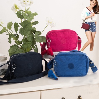 Kipling กระเป๋าสะพายไหล่ ผ้าแคนวาส ขนาดเล็ก เรียบง่าย สําหรับสตรี K2227