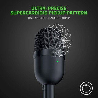 Razer Seiren Mini USB Microphone Condenser Supercardioid Ultra Compact Streaming Microphone ไมโครโฟน  img 4