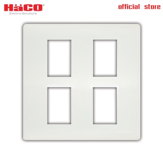 HACO แผงหน้ากาก 4 ช่อง รุ่น Primo รุ่น H40-F004