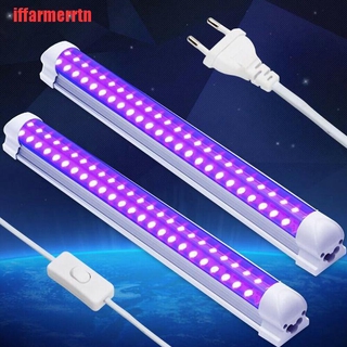 (KED-COD) แถบไฟ UV LED T8 10w 48 ดวง สีดํา EU US