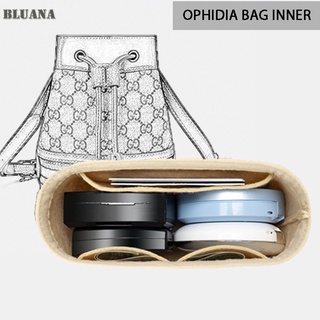 Bluana Ophidia Bucket จัดระเบียบ และดันทรงกระเป๋า กระเป๋าผ้าสักหลาด ทรงบักเก็ต อุปกรณ์เสริม สําหรับผู้หญิง D033