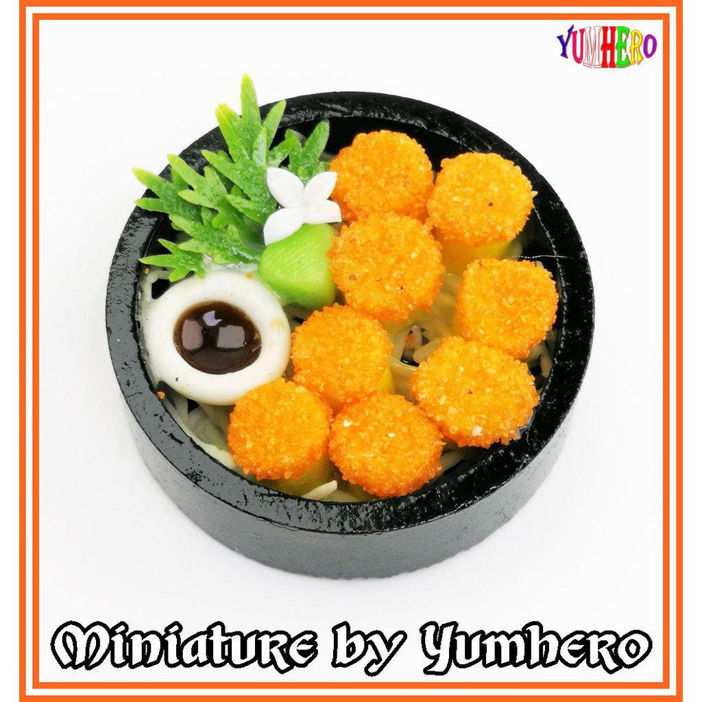 Miniature Model Japanese Food Sushi Cucumber Roll Shrimp Eggs โมเดล อาหารญี่ปุ่น เบนโตะ ข้าวปั้น ซูช