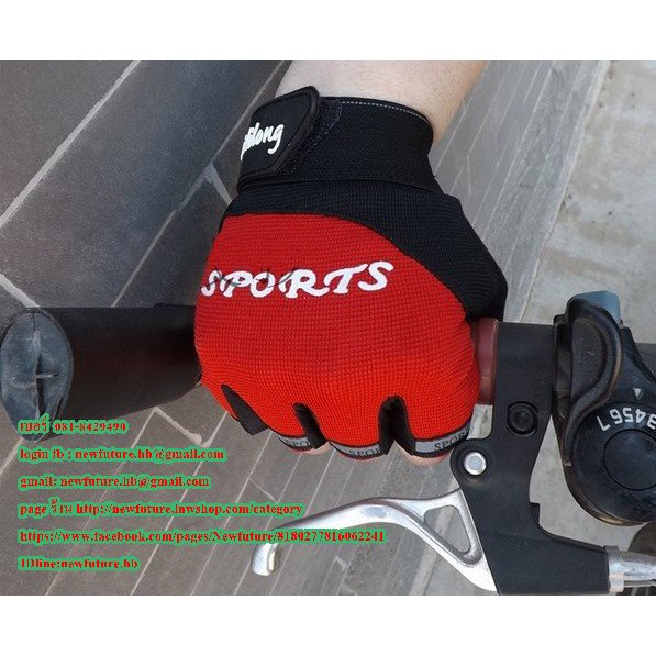 G-024ถุงมือฟิตเนส fitness ถุงมือกีฬา ถุงมือยกเวท ถุงมือจักรยาน Lifting Glove fitness ฟิตเนส เพาะกาย 