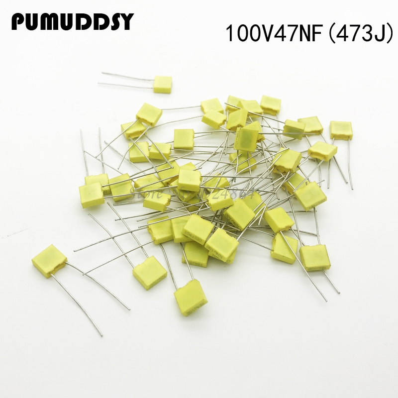 ตัวเก็บประจุ 47 nf 473 j 100 v 5 มม. 20 ชิ้น