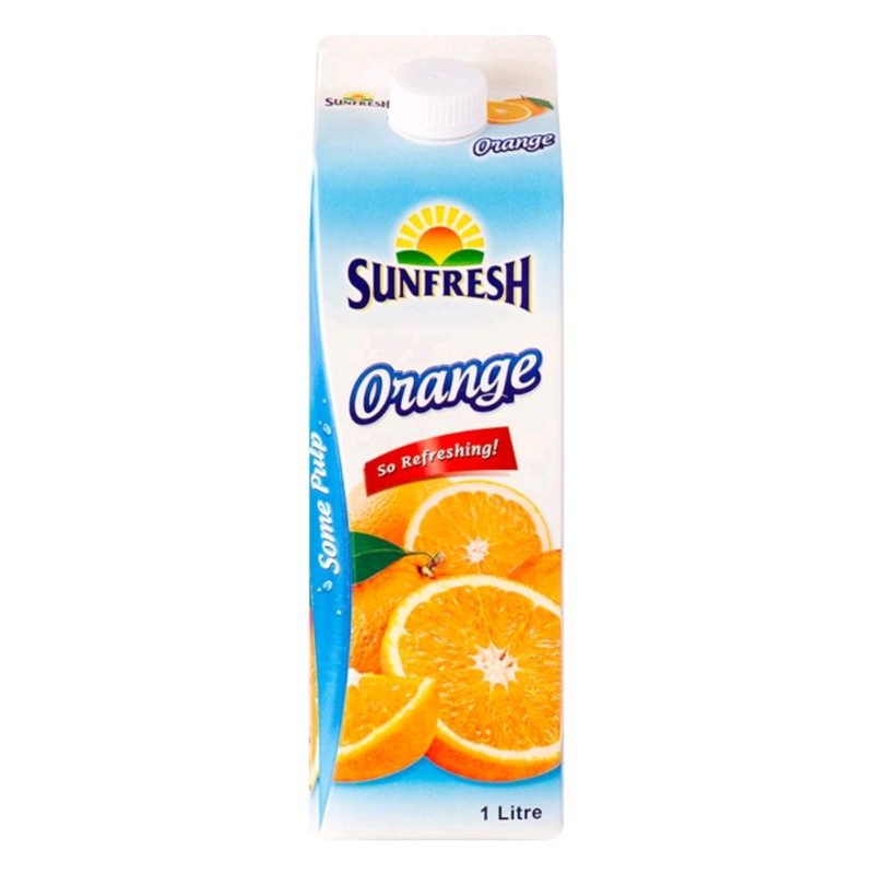Work From Home PROMOTION ส่งฟรีน้ำส้ม Sunfresh Orange Juice 1ltr.  เก็บเงินปลายทาง