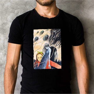 [COD]เสื้อยืด พิมพ์ลายอนิเมะสยองขวัญ Junji Ito Tomie Essential สีดํา สไตล์คลาสสิกS-5XL