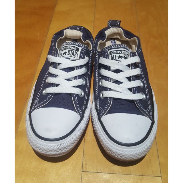 รองเท้า Converse  Slip on classic สีน้ำเงิน หายากในไทย ของแท้ size 36.5