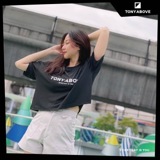เสื้อยืดครอป_oversize