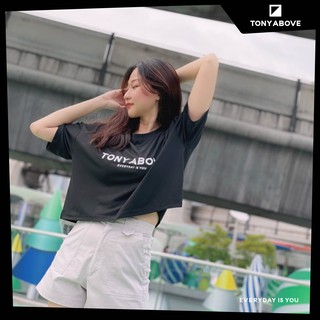 เสื้อยืดครอป_oversize