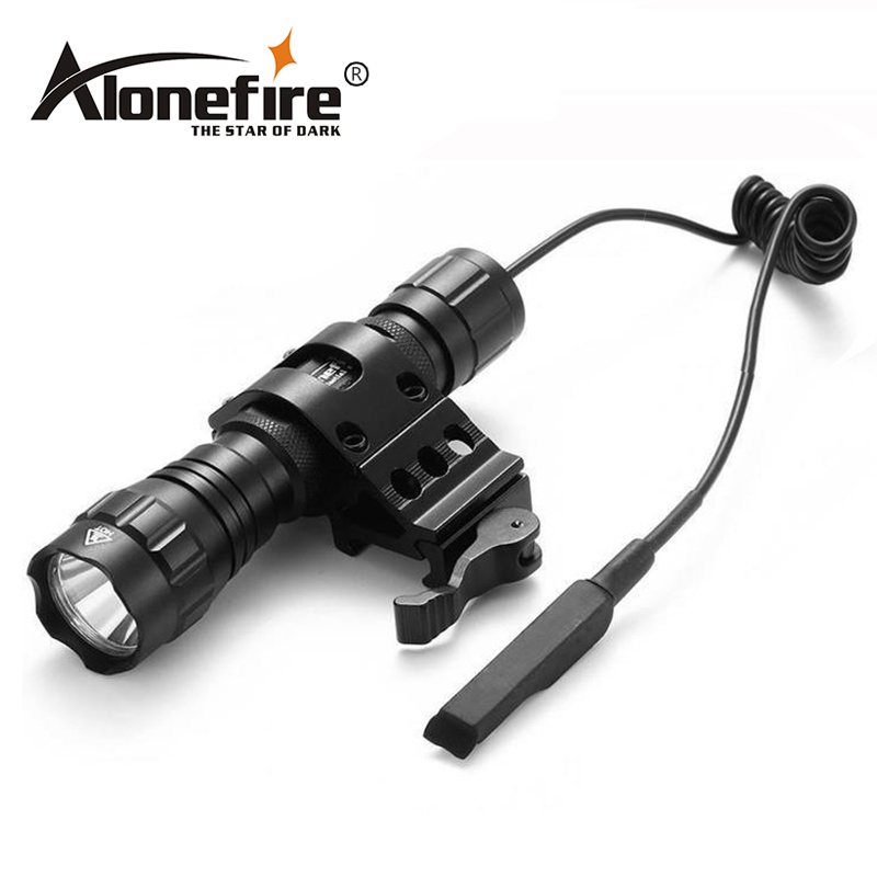 AloneFire ไฟฉาย Strong Light Super Bright กันน้ํามัลติฟังก์ชั่น Long-Range กลางแจ้งในครัวเรือนยุทธวิธีไฟฉาย Field Lighting 501B 1