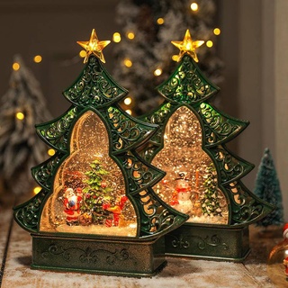 Christmas Music Lighting 2022 Christmas Tree  Decorations Elderly Snowman Snowflake Gift Lighting Can Play Christmas Music โคมไฟคริสตัล