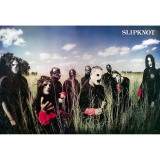 โปสเตอร์ รูปถ่าย วง ดนตรี ร็อก เฮฟวีเมทัล สลิปน็อต Slipknot 1965 POSTER 24”x35” American Rock Punk Heavy Metal v4