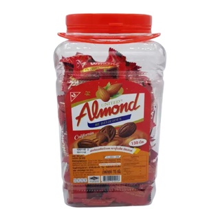 ช็อคโกแลตเคลือบ อัลมอนด์ แบบ กระปุก 130 เม็ด ยูไนเต็ด almond