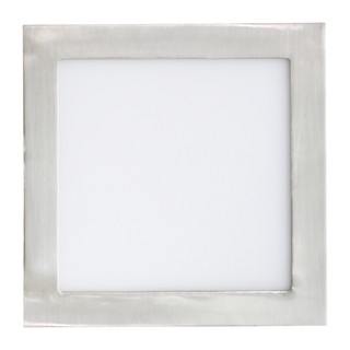 DC โคมไฟดาวน์ไลท์ LED 18W แสงขาว(DL) ขนาด 8 นิ้ว  042/048 ทรงสี่เหลี่ยม สีเงิน