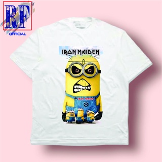 เสื้อยืดโอเวอร์ไซส์เสื้อยืด ลาย Iron Maident MINIONS | เสื้อยืด | รองเท้าบูท | วินเทจ | ขนาดใหญ่ | เสื้อยืด HomageS-3XL