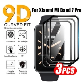 3D ฟิล์มป้องกันสําหรับ Xiaomi Mi Band 10 9 8 7 Pro Full Curved Edge Screen Protector สําหรับ Xiaomi Smart Band 9Pro 10Pro ไม่ใช่กระจกนิรภัย