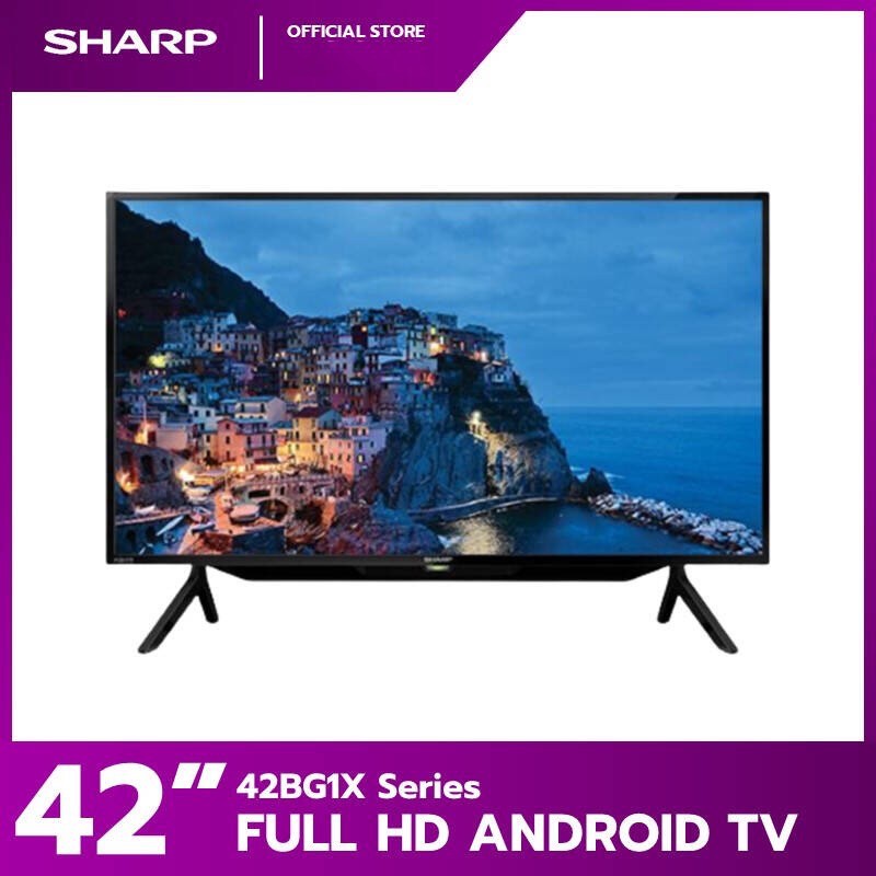 SHARP แอลอีดีดิจิตอลทีวี Smart tv Full HD TV รุ่น 2T-C42BD1X ขนาด 42 นิ้ว รับประกันศูนย์ 1 ปี