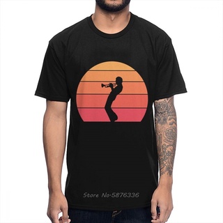 [S-5XL] เสื้อยืด ผ้าฝ้าย พิมพ์ลาย Miles Davis Trumpet Sunset High Street สไตล์ฮิปฮอป คลาสสิก เหมาะกับฤดูร้อน สําหรับผู้ช