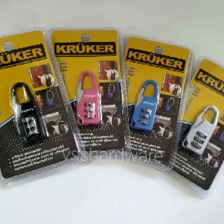 KRUKER กุญแจรหัส 3 รหัส KK6640 คละสี