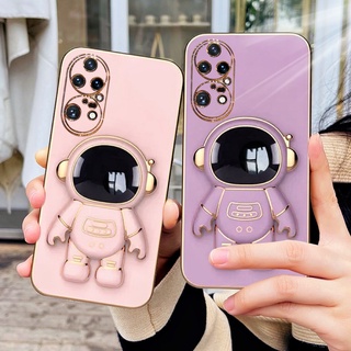 เคสโทรศัพท์มือถือ แบบนิ่ม ลายนักบินอวกาศ ป้องกันเลนส์ สําหรับ Samsung A72 A52 A32 A52s 5G A22 A12 A02 A02s A10