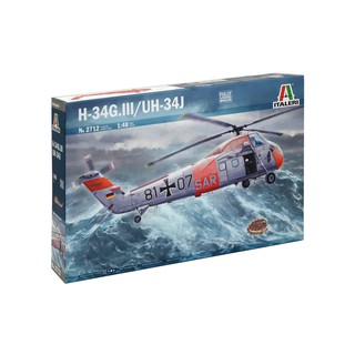 พลาสติก โมเดล ประกอบ ITALERI สเกล 1/48 H-34G.lll/UH-34J (2712)