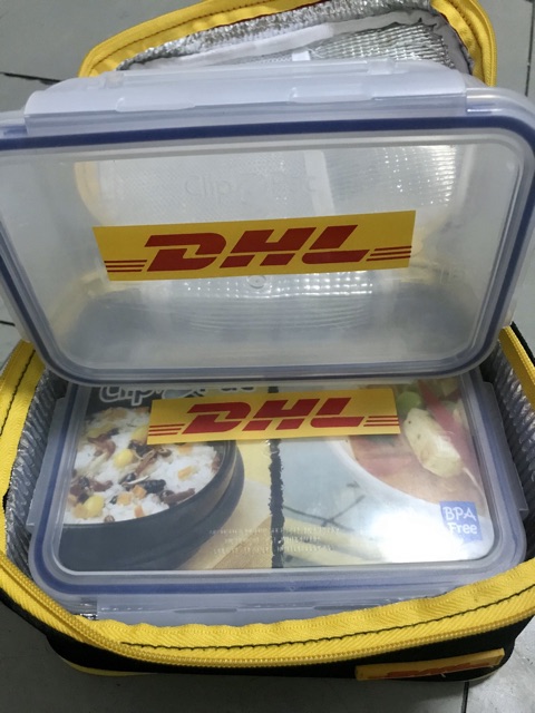 กล่องข้าวพร้อมกระเป๋า DHL