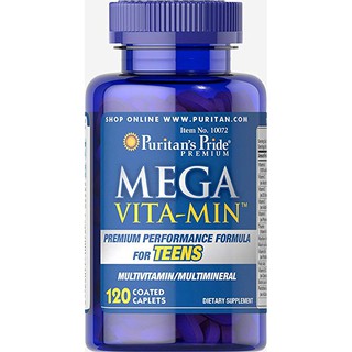 Puritans Pride Mega Vita Min™ Multivitamins For Teens 120tabs