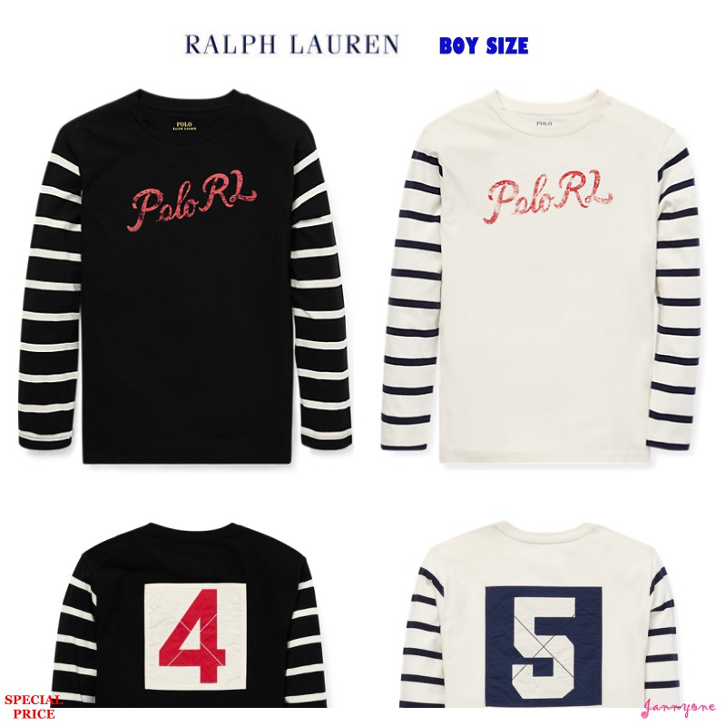 RALPH LAUREN COTTON JERSEY GRAPHIC T-SHIRT (BOY SIZE 8-20)