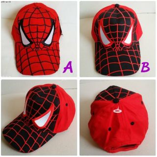 หมวกแก๊ป Spiderman สไปเดอร์แมน ด้านหลังปรับได้ค่ะ