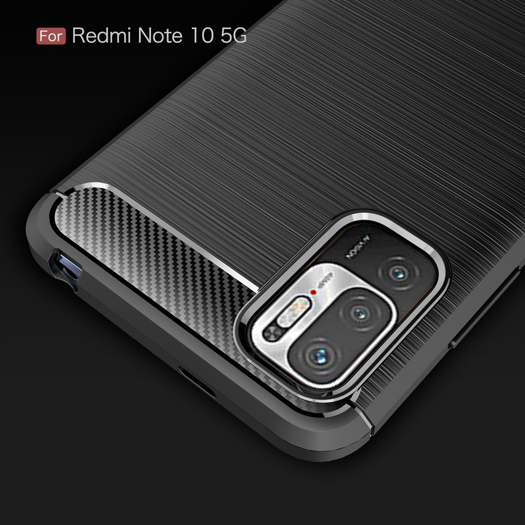 Xiaomi Poco M3 Proredmi Note 10 5g Soft Case Shockproof Carbon Fiber Slim Back Protective Cover 7932