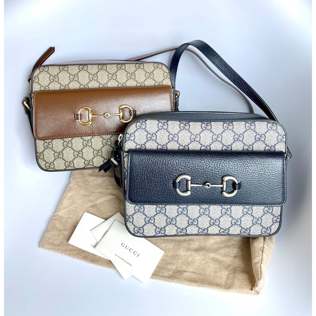 New Gucci Horsebit 1955 Camera Small Crossbody | Shopee Thailand