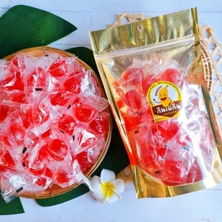 กินเพลิน✨150 กรัม เยลลี่สตอเบอรี่ รูปลูกสตรอว์เบอร์รี่ เยลลี่ผลไม้