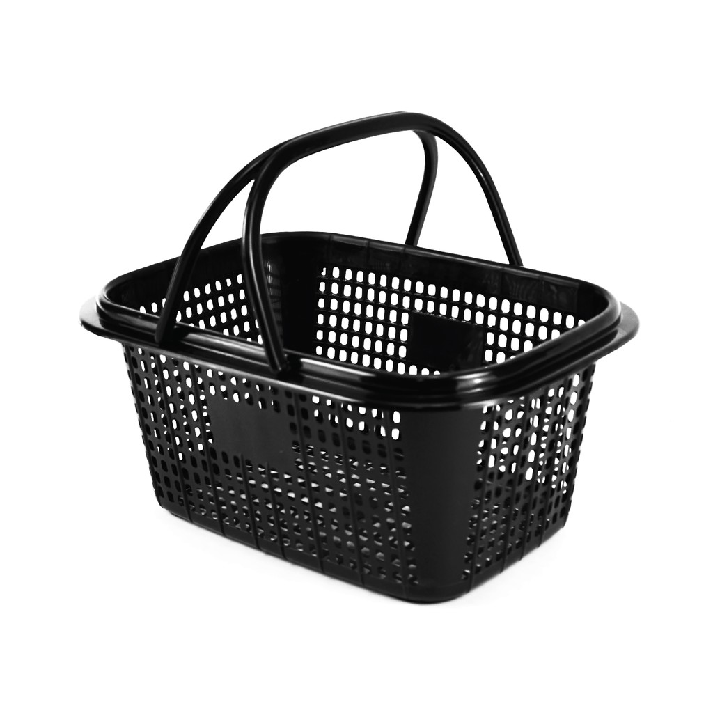 GOLDEN CUP ตะกร้าพลาสติก ตะกร้าใส่ของ ตะกร้าช้อปปิ้ง ทรงเหลี่ยมผืนผ้า AG316