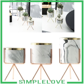 [simplelove] กระถางต้นไม้เซรามิค ลายหินอ่อน ขนาดเล็ก สําหรับตกแต่งบ้าน สํานักงาน