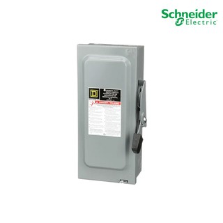 Schneider - Safety Switch 60 แอมป์ สำหรับไฟ 1 เฟส - 240V General Duty 240VAC แบบสามารถติดตั้งฟิวส์ได้ : D222N