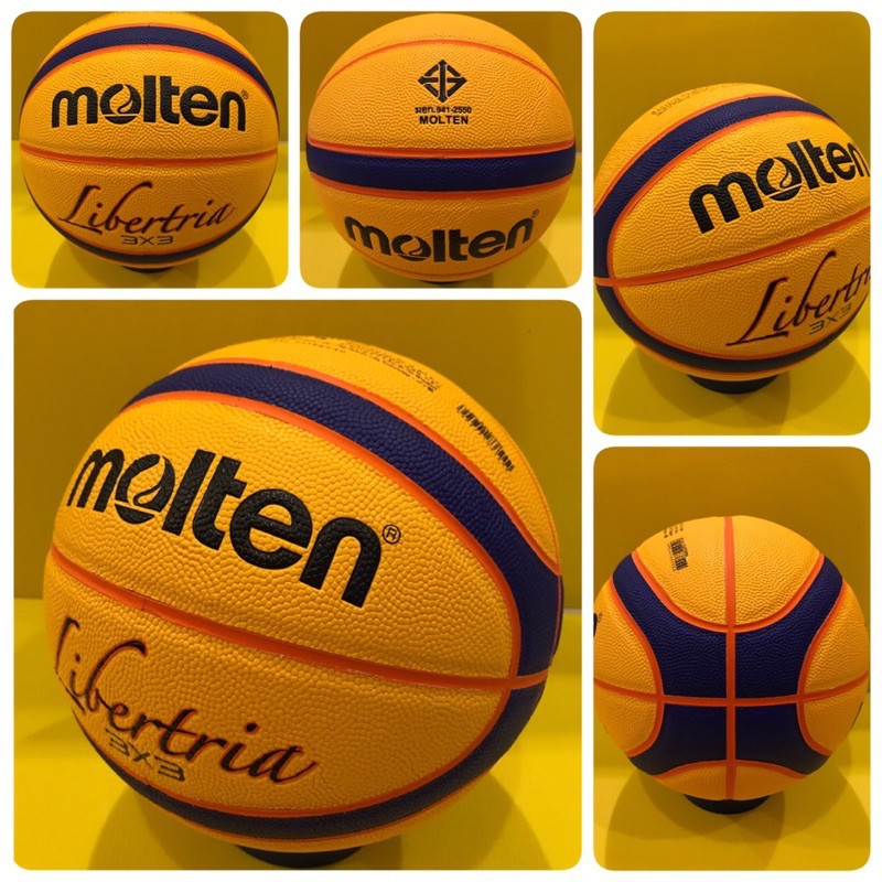 [ของแท้ 100%] ลูกบาสเกตบอล Streetball Molten 3x3 ลูกบาสของแท้ มี มอก.