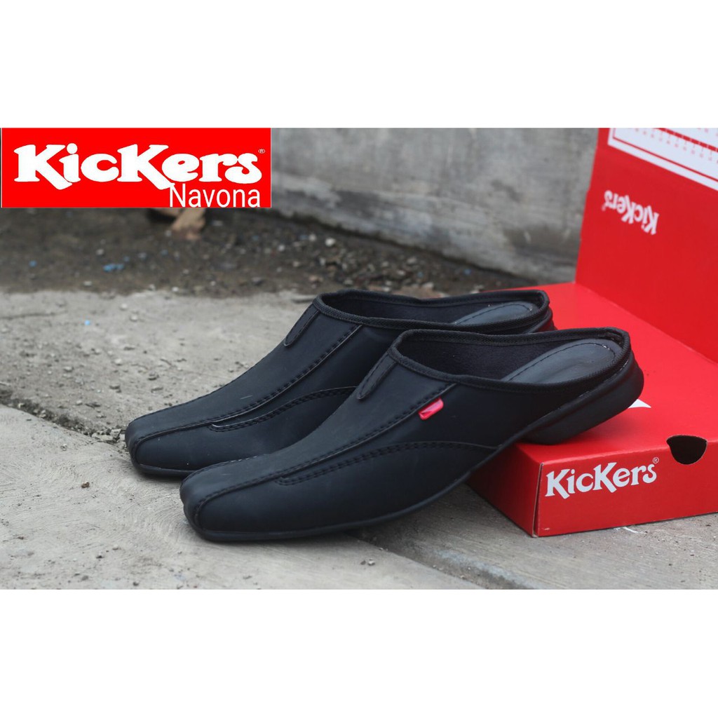 Kickers รองเท้าแตะลําลองผู้ชาย + Bustong Kickers Navona slipper + รองเท้าลําลอง