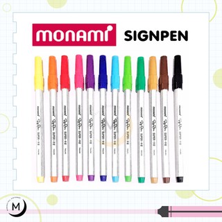 ปากกาสีน้ำ ปากกาเมจิก Monami Sign Pen SUPER
